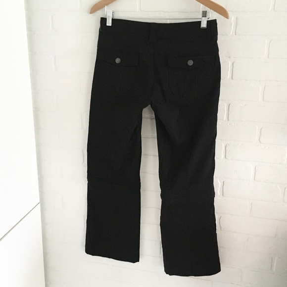 Prana Women’s Monarch Convertible Track Pants Black Nylon Pockets Cargo Eco 2 - Picture 4 of 11